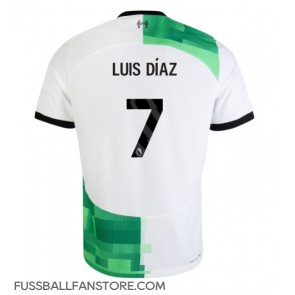 Liverpool Luis Diaz #7 Replik Auswärtstrikot 2023-24 Kurzarm